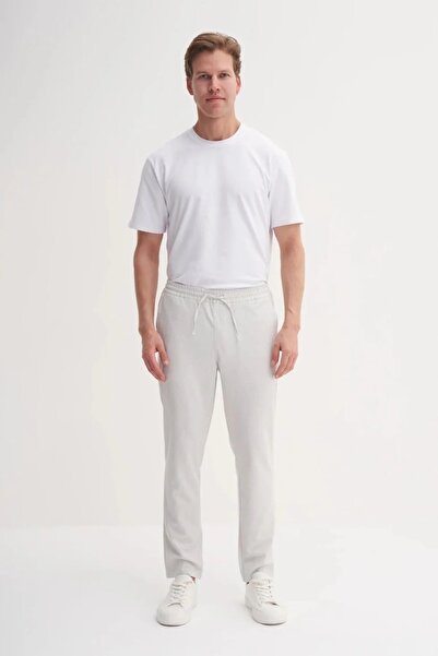 Cazador Ανδρικό παντελόνι καμβά 00140 ECRU