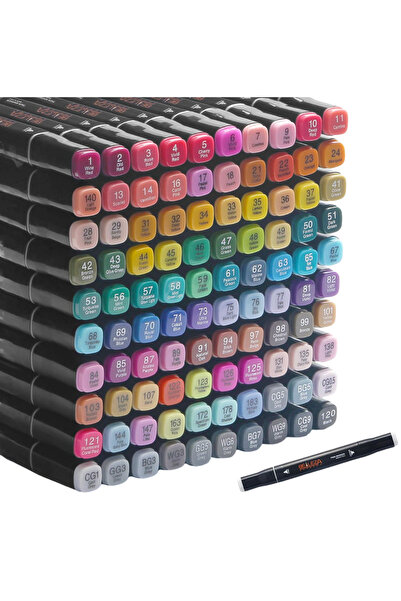 OEM Alcohol Markers Set - Professional 100 Colors - size 100 - Multicolor - D...