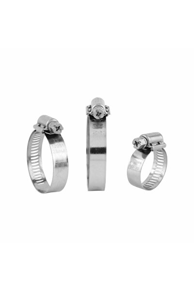 ERBI 13–19 mm Paslanmaz Hortum Kelepçesi Metal Kelepçe 10 Adet