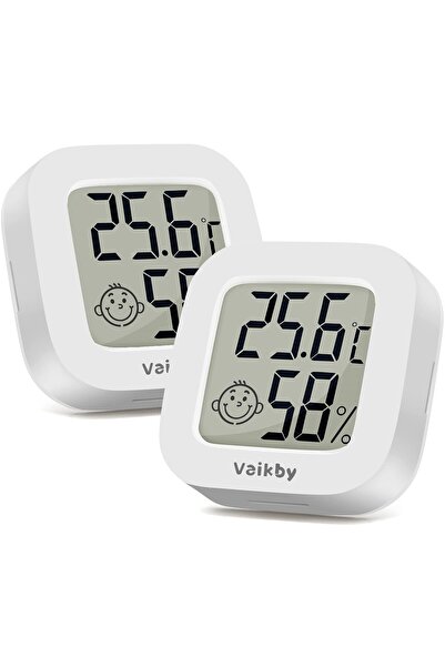 OEM Vaikby Digital Thermometer - Set of 4 Pieces - Compact Size - White - Hyg...