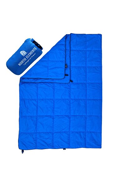 OEM Pătură Camping North Elements 200x140 cm, Albastru, Impermeabilă, Termică...