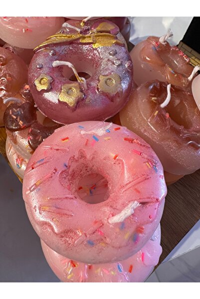 Madamlumi Donut Mum – Dekoratif Kokulu El Yapımı Mum