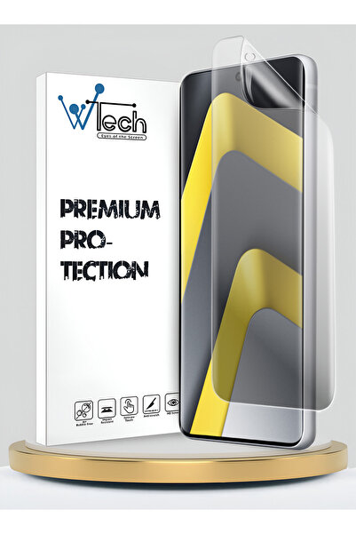 Wtech غشاء هيدروجيل فاخر رقيق ومرن وشفاف لهاتف Xiaomi Poco M8 5G 2026