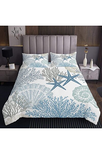 OEM Loussiesd Bedspread - Retro Navy - size 240x220 - Blue Microfiber - Soft ...