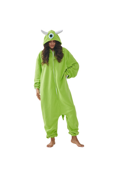 OEM Kigurumi Pijama Damă - Mike Wazowski - mărime M - Verde Microfibră - Salo...