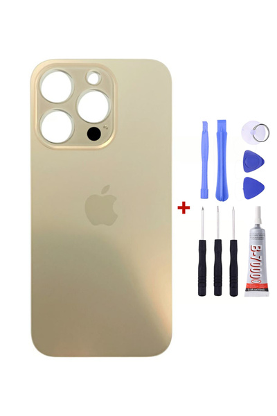Yedcom Iphone 14 PRO Gold Arka Cam Kapak Arka Pil Kapağı