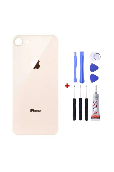Yedcom Iphone 8G Gold Arka Cam Kapak Arka Pil Kapağı
