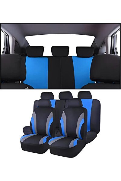 OEM Universal Car Seat Covers - Set of 9 Pieces - Universal size - Blue - SUV...