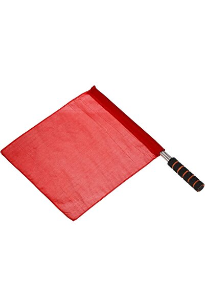 OEM Generic Referee Flag - Pro - size 36x32cm - Red - Football Stainless Stee...
