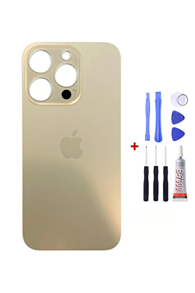 Yedcom Iphone 12 PRO MAX Gold Arka Cam Kapak Arka Pil Kapağı