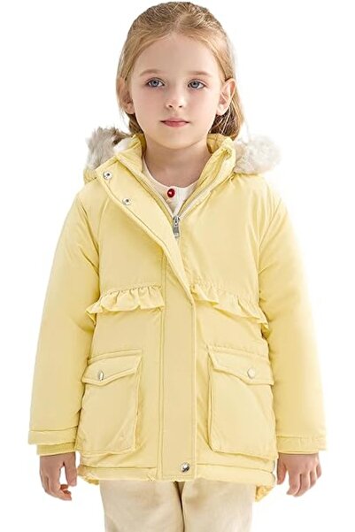 OEM SOLOCOTE Geacă Fetițe - Iarnă - mărime 6 Ani - Galben Impermeabil - Matla...