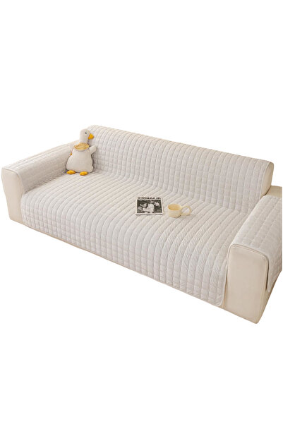 OEM Vivre Flannel Sofa Cover 120x185 White - Soft and Non-Slip