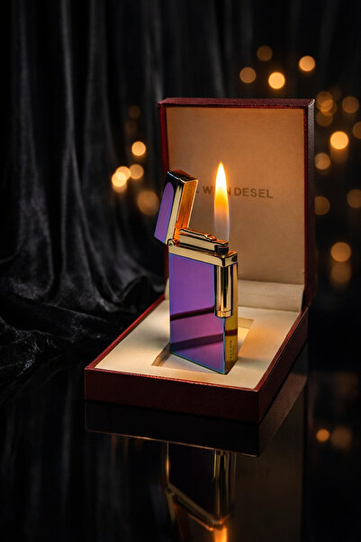 Vindiesel Gazlı Çakmak Zarif şık Tasarım Lüks Metal Gövde Şık Koleksiyonluk M...