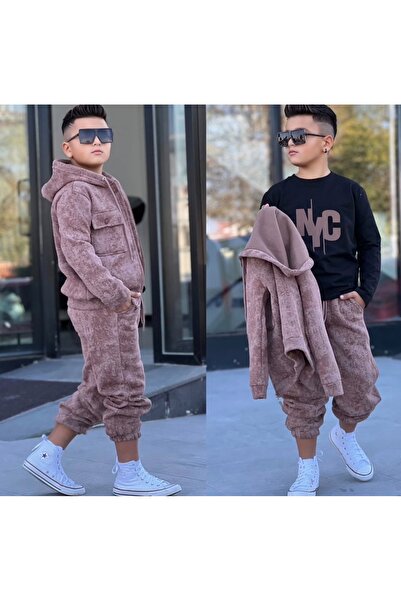 Erkek Çocuk 3lu Takim Alt Üst Takım Spor Takim