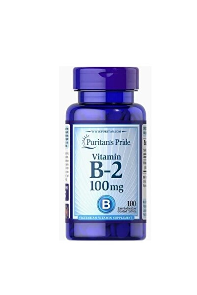 Puritan's Pride Vitamin B-2 100mg Tablets,100 Count