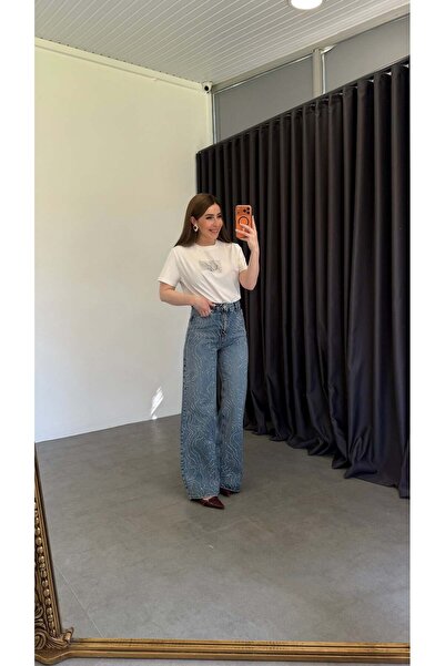 elif teke دالجا مرصّع بالأحجار جين بلو