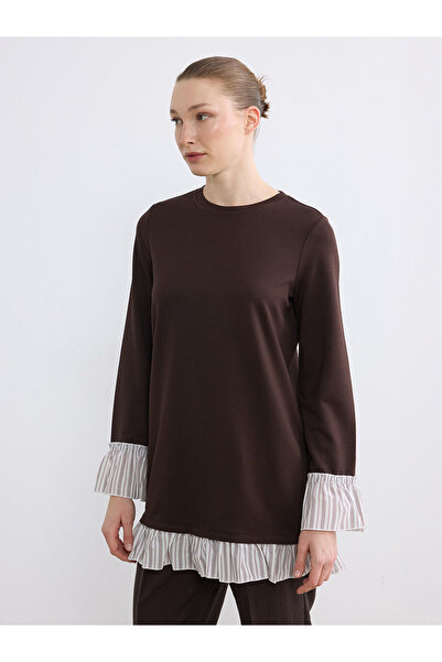 LC Waikiki Peak New Season Crew Neck Soft Touch Women's Tunic