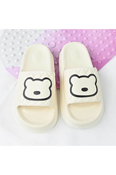 Tmall Women's Slippers, Foam, Lightweight, PD1085, Beige