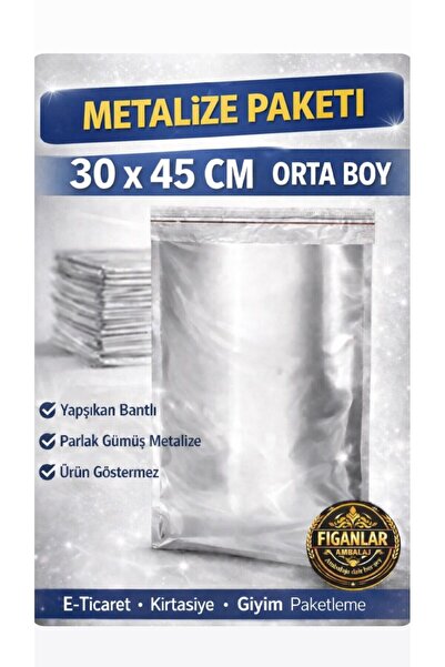 figanlar ambalaj 50 bucăți pungi metalizate pentru cadouri 30x45 cm, dimensiu...