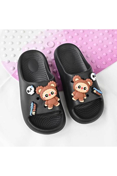 Tmall Women's Slippers, Foam, Lightweight, PD1082, Black