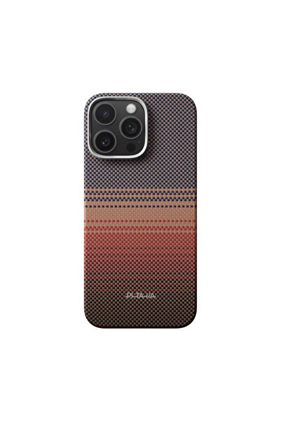 PITAKA Carcasa Ultra-Slim PitaTap compatibila cu iPhone 16 Pro Max, Sunset