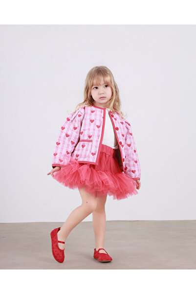 Sweet Luna Kapitone Ceket Tütü Etek Takım