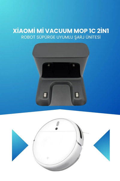 ELECTROLL Mi Vacuum Mop 1c 2in1 Robot Süpürge Uyumlu Şarj Ünitesi