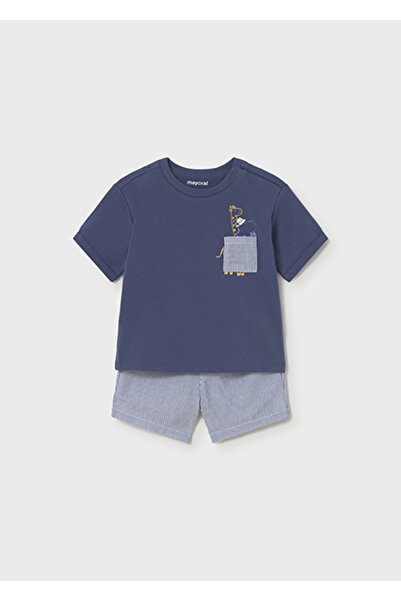 MAYORAL Baby Boy Shorts T-Shirt Set Navy Blue 01228