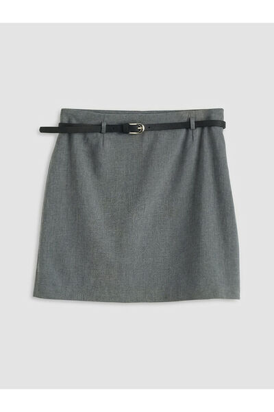 LC Waikiki Peak New Season Belted Mini Skirt