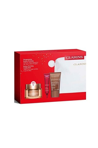Clarins Комплект за екстра стягане – дневен крем, нощен крем, цялостен лифтин...