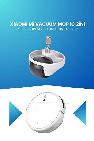 ELECTROLL Roată frontală compatibilă cu aspiratorul robot Mi Vacuum Mop 1c 2 ...