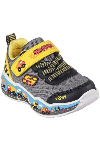 SKECHERS Sneakerși Play Scene, Gri, Copii