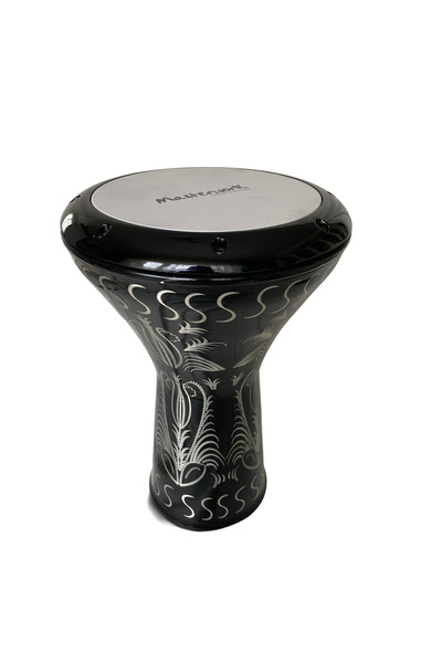 MASTERWORK Darbuka, Erzincan İşlemeli, Alüminyum (Siyah)