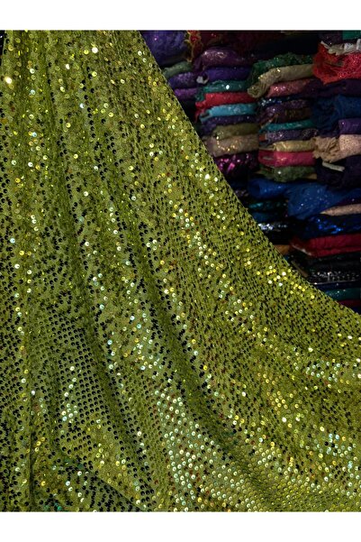 MEKİK MANİFATURA Sequined Velvet Fabric Premium Quality