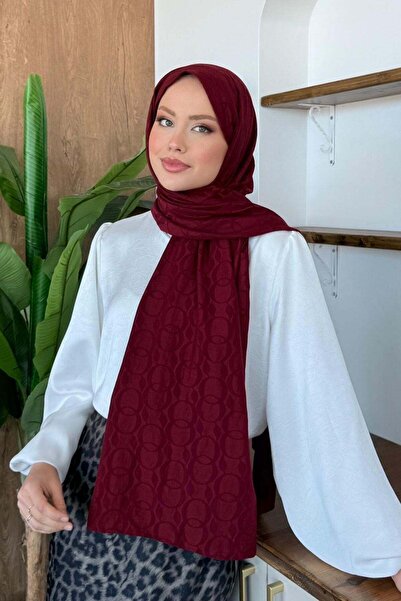 Hazamoda bumbac lu Crash Şal Bordo