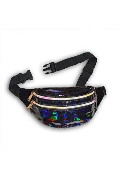 OEM Black Holographic Fanny Pack RockStar