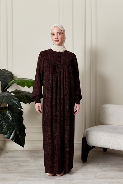 fistan Rochie de modă pentru mamă Roba rotundă cu modele florale