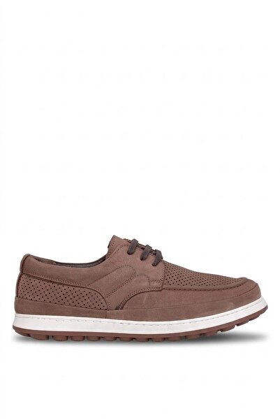 Ayakkabı Fuarı Elit Mzv5005N Men's Genuine Nubuck Leather Casual Shoes Brown