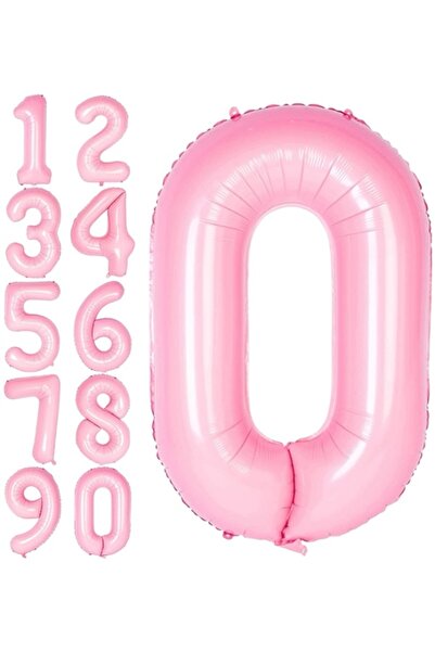 CAVAŞ sun hat Balon din folie cu numere ROZ - 34 inch (76 cm) Numere opțional...