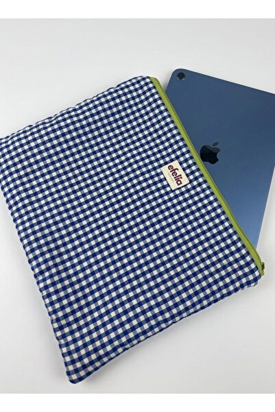 efelia concept MAVİ PİTİKARE DESENLİ KİTAP KILIFI
