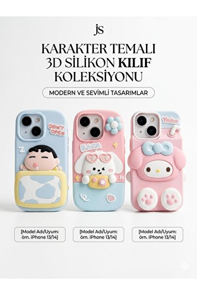 JS Figürlü kılıf 13-14-15