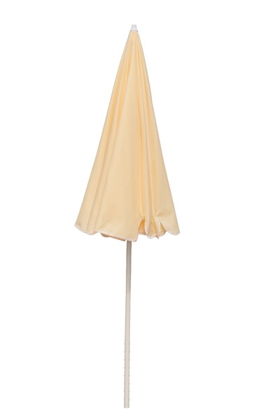 form outdoor Mega Şemsiye 240/10 KREM - 240cm Çapında Yuvarlak 10 Telli