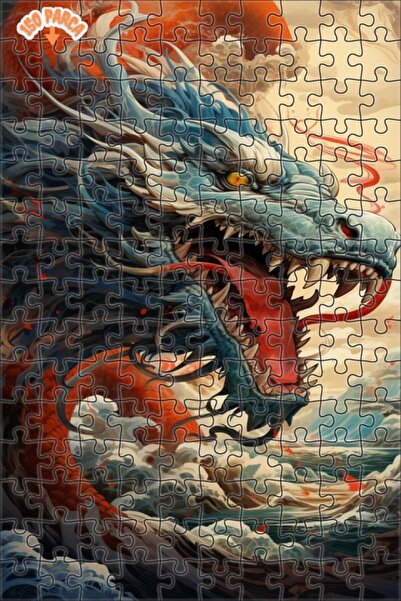 Esranın Dünyası Dragon Fire Double Layer Framed Wooden Puzzle 150 Pieces 20X30