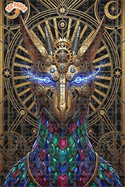 Esranın Dünyası Mystical Mechanical Bird Oil Painting Lookalike Double-Layer ...