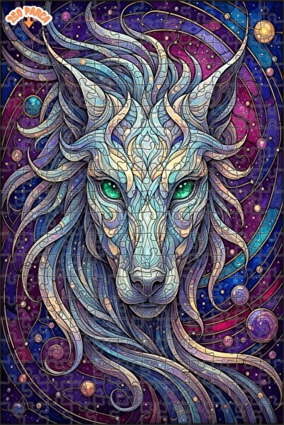 Esranın Dünyası لغز خشبي فني من ماجيكال وورلد فاونيك فايزيك، مزدوج الطبقات إط...