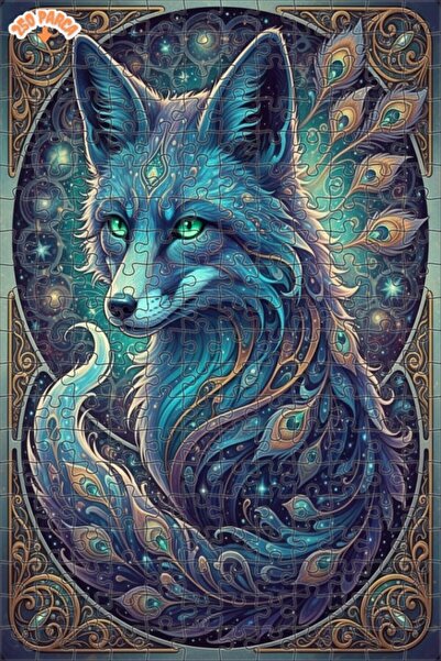 Esranın Dünyası لغز خشبي من سيمول فوكس كوزميك آرت مزدوج الطبقات قطعة مقاس 30x30