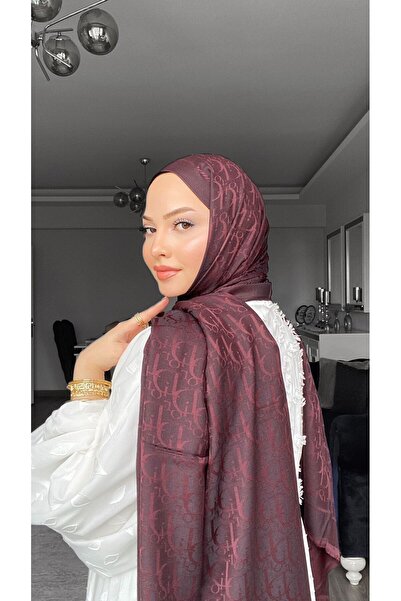 CUOCA LOUNGE Dora Desen Çift Taraflı Elyaf İpek Şal