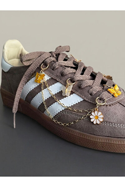 Gistoria Papatya ve Kelebek Figürlü Zincir Ayakkabı Süsü