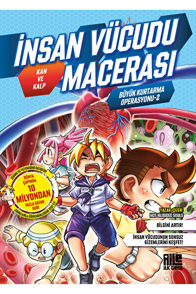 Aile Yayınları İnsan Vücudu Macerası-2 / Kan ve Kalp - Hot-Blooded Souls
