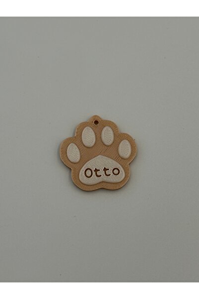 Epic Crafting Breloc sau medalion zgardă personalizat pentru căței – Lăbuță c...